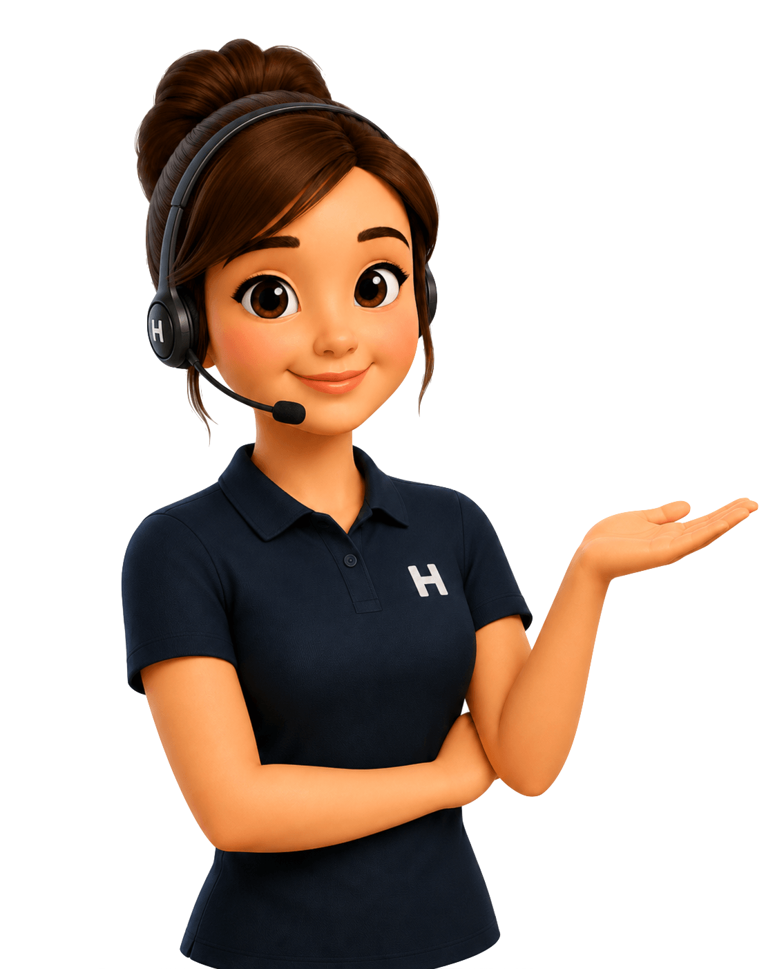 Penny, the Handled AI receptionist